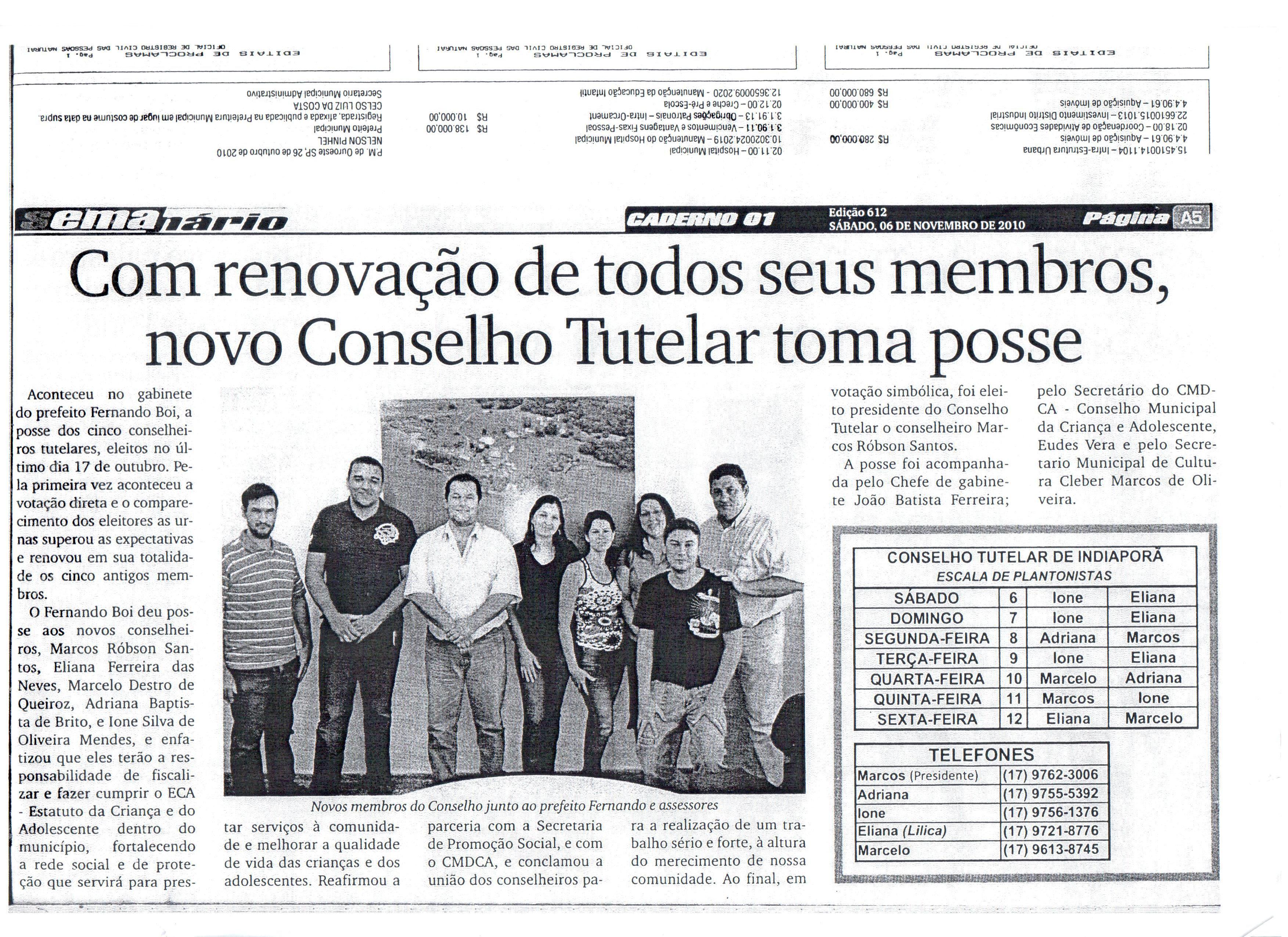 Eleição 2010 Tutelar