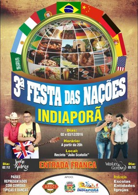 Festa das Nações em Indiaporã