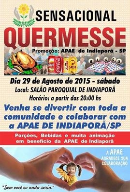 Quermesse da Apae de Indiaporã