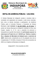 Audiência pública para participação popular na elaboração do projeto de lei do Orçamento 2026 